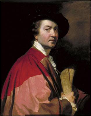 Sir Joshua Reynolds Self ortrait oil painting image